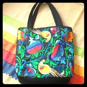 Oaxaca embroidered purse